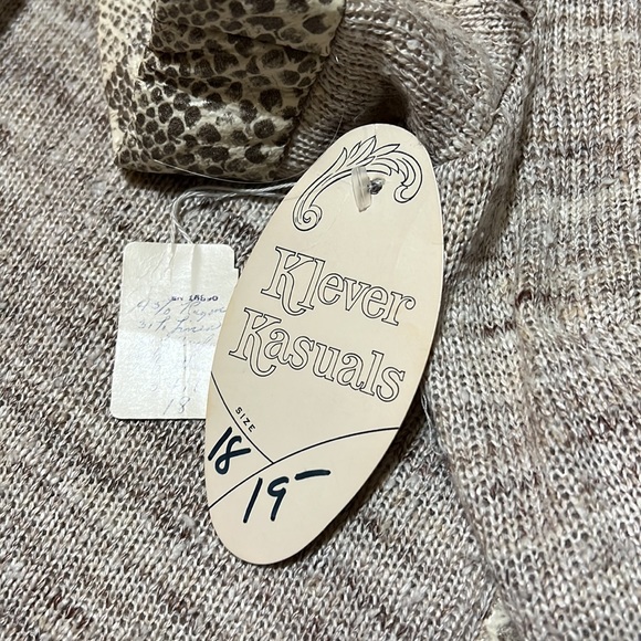 Deadstock Vintage 1960’s Klever Kasuals Knit Dress - Picture 5 of 6